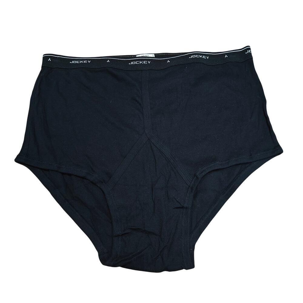 Vintage Jockey Classic Brief Black Mens 44 Cotton
